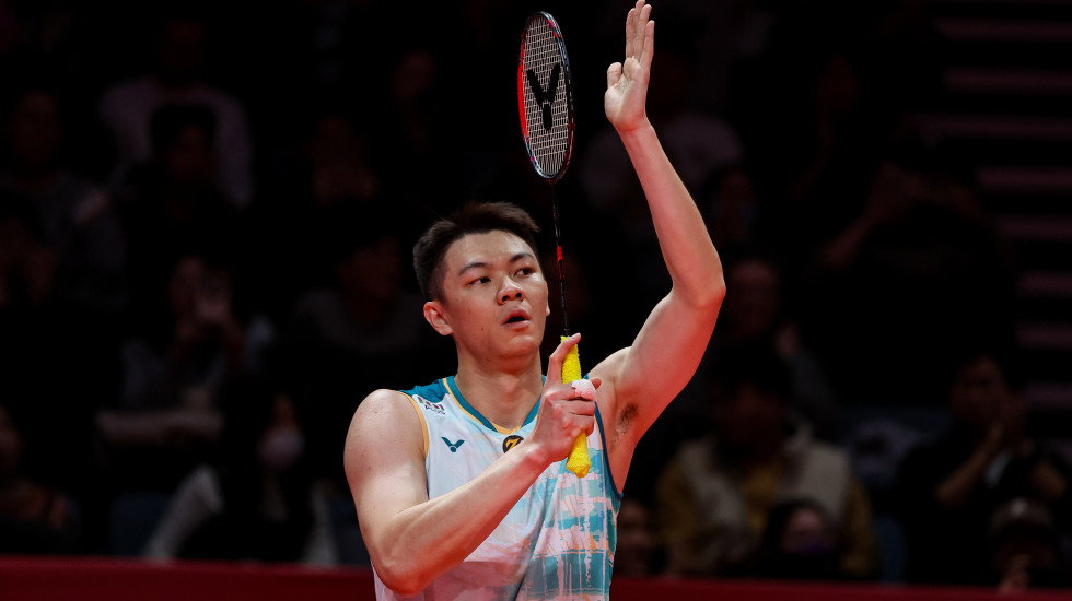 Lee Zii Jia suffered an ankle injury during the BWF World Tour Finals. Image | BADMINTONPHOTO/YVES LACROIX